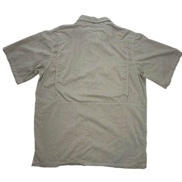 GameGuard Mens Santa Cruz Hunting Camp Fishing Shirt Green Check UPF 30 Large - Picture 2 of 9